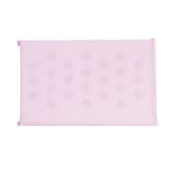 1 Travesseiro Bebê Antissufocante Furinhos Rosa Liso