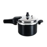Panela De Pressão Ceramic Life Super Com Fundo De Indução 5,4l Preto Brinox