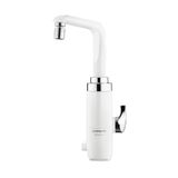 Torneira Elétrica Essence Bancada Branca Com Cromado 5500w Lorenzetti 220v