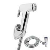 Ducha Higienica Cromada Banheiro Suporte Chuveirinho Completa Mangueira Box Casa Flexivel Lavabo
