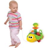 Brinquedo Construtivo Pull-along Turtle Spin &amp; Pop Com 5 Bolas