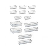 14 Organizadores Multiuso Modular Gavetas Acrílico Cristal