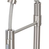 Torneira De Parede Cozinha Gourmet Monocomando Inox Escovado