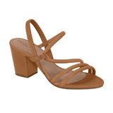 Sandalia Beira Rio Salto Bloco Ref 8280.686.21191 Marrom 035