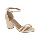 Sandalia Beira Rio Salto Bloco Ref 8280.688.23727 Creme 036