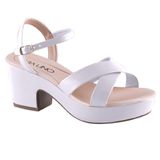 Sandalia Via Uno De Salto Ref 821005sdavv Branco/branco 037
