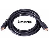 Cabo Hdmi 3 Metros 4k Hd Full Hd Perfeito Para Tv E Filmes