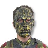 Máscara Vingadores Cosplay Visão Androide Dourada
