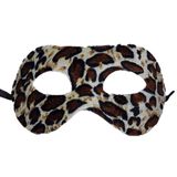 Máscara De Carnaval Veneziana Leopardo