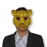 Máscara Round 6 Vip Tigre Dourada Para Fantasias