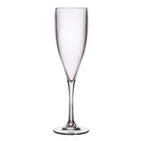 Taça De Champanhe Acrílico Transparente 180ml