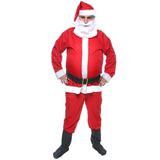 Fantasia Papai Noel Adulto Traje Completo Com Acessórios Tamanho Gg