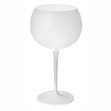Taça De Gin Acrílico Branca London Curves 600ml