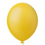 Balão Látex Amarelo - 9 Polegadas - 50 Unidades