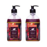 Sabonete Líquido Ameixa Negra Amazônia Aromas - Kit C/2