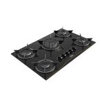 Cooktop 5 Bocas A Gás Tripla Chama Realce Bivolt Cr226 Preto