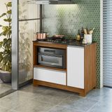 Balcão Para Cooktop 5 Bocas Notável 1 Portas 1 Gavetão 3050