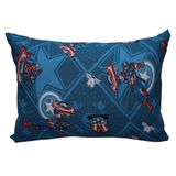 Fronha Portallar Malha Disney Marvel Avengers Estampada Capitão América 48cmx68cm Azul