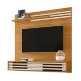 Painel Suspenso Para Tv Até 55 Polegadas Frizz Sublime Cinamomo E Off White - Madetec