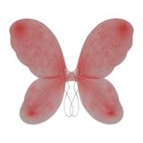 Asa De Borboleta Vermelha Com Glitter