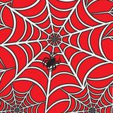 Tnt Estampado Teia De Aranha Vermelha - 5 Metros