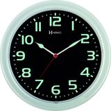 Relogio Parede Luminosidade Florescente Herweg 660016 Verde Claro