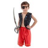 Fantasia De Piratinha Infantil Com Tapa Olho Tamanho M