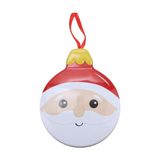 Lata Para Presente De Natal Papai Noel - 14cm X 11cm X 4cm