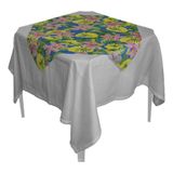Toalha De Mesa Chita Azul Tnt 70cm X 70cm - 5 Unidades
