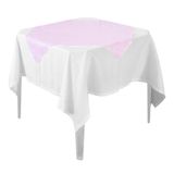Toalha De Mesa Liso Rosa Claro Tnt 70cm X 70cm - 10 Unidades