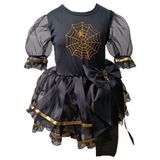 Fantasia Halloween Infantil Bruxinha Tetéia Vestido Tamanho G