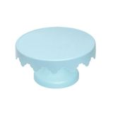Boleira Suporte Para Bolo Azul Claro Pequeno - 27cm