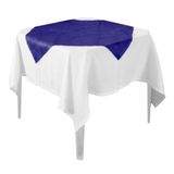 Toalha De Mesa Liso Azul Marinho Tnt 70cm X 70cm - 10 Un