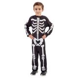 Fantasia Esqueleto Infantil Halloween Tamanho P