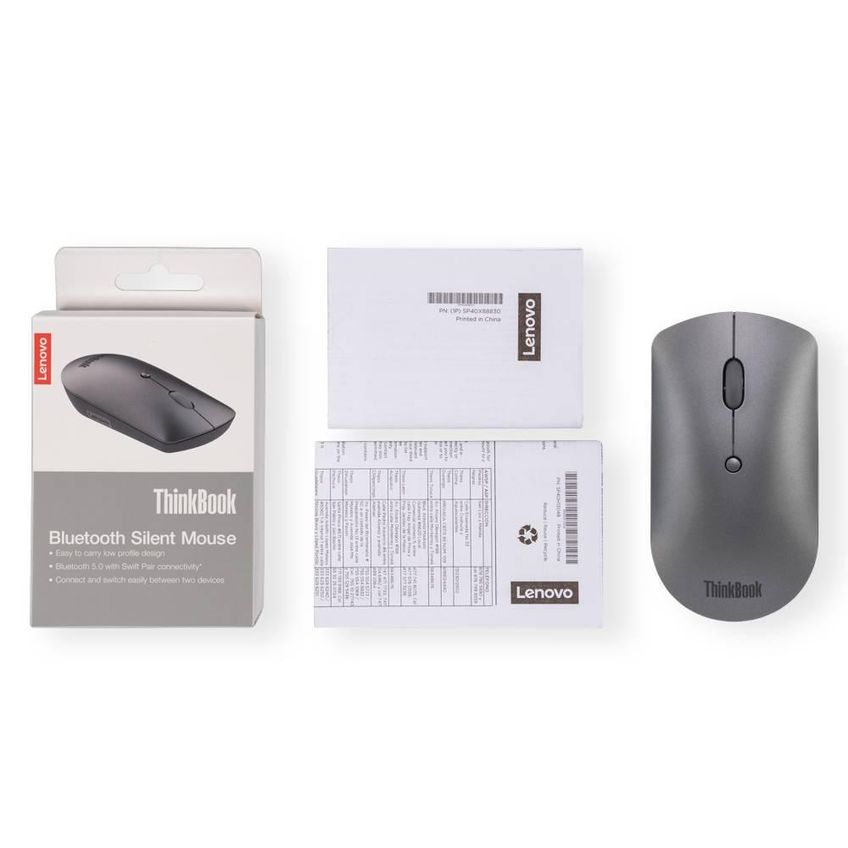 Thinkbook Bluetooth Silent Mouse Sem Bateria - 4y50x88825 - imagem 3