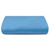 Lençol Avulso Buettner Solteiro Percal 150 Fios Casual Color Com Elástico Azul Mariner
