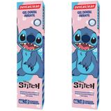 2x Gel Dental Infantil Stitch Sabor Morango 50g -dentalclean
