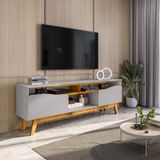 Estante Para Tv 75 Polegadas Ilha Do Amor Off White Nature