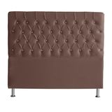 Cabeceira De Cama Box Bella Queen 160 Cm Suede Botão Cristal Rosê Eli Móveis E Decoração