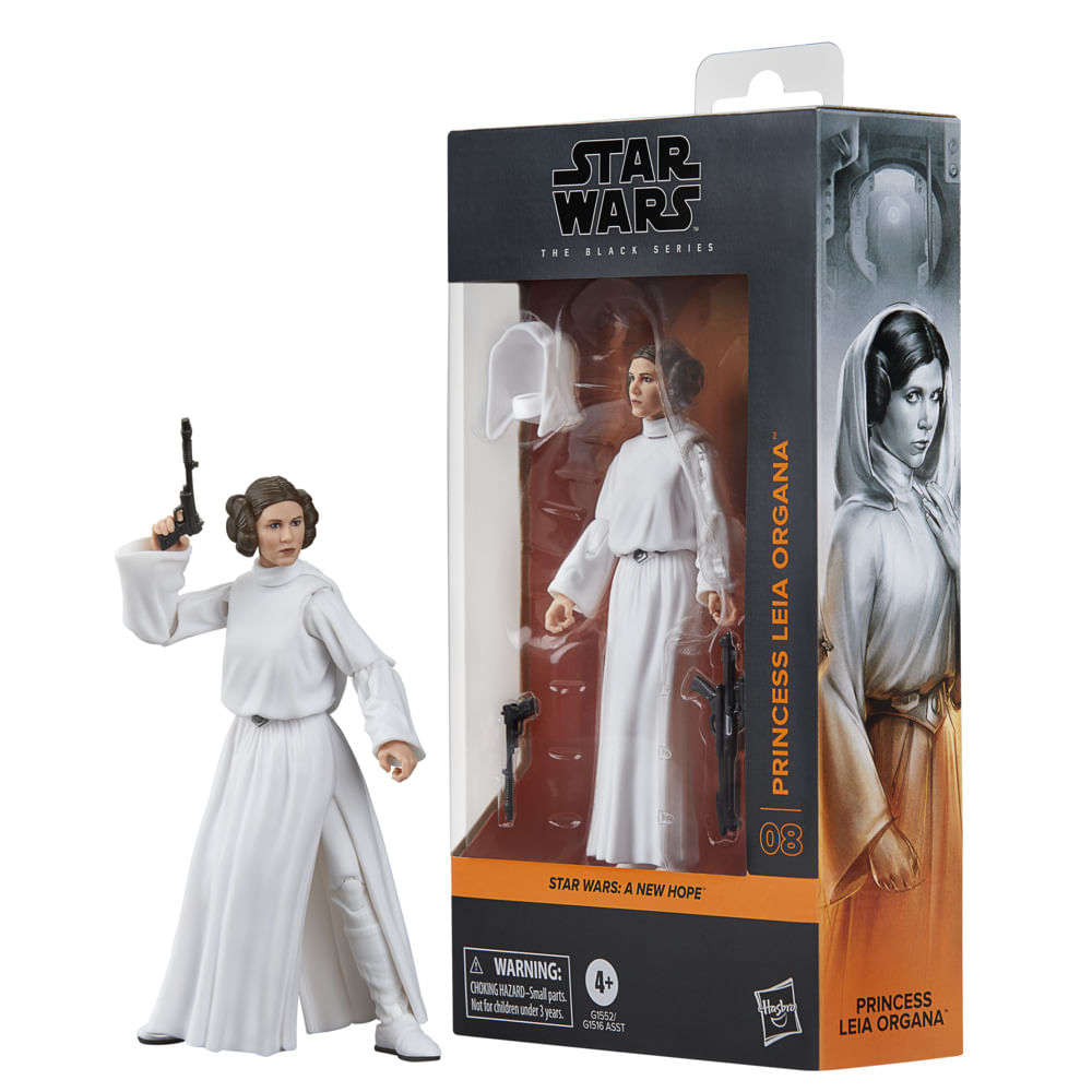 Star Wars The Black Series Princess Leia Organa, A New Hope - 15cm