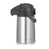 Garrafa Isotérmica 1000ml Em Inox Com Ampola De Vidro E Botão De Acionamento 1027 - Livon