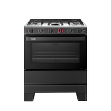 Fogão De Piso Esmaltec 5 Bocas Com Acendimento Automático Preto Ideal Super - Bivolt
