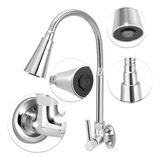 Torneira De Parede Cozinha Gourmet Flex Cromada - Cone