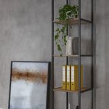 Estante Decorativa Voss 0.40 Prateleira Freijo/ Preto