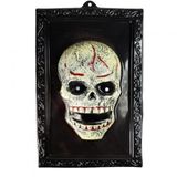 Quadro Decorativo Caveira Em Relevo Halloween