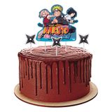 Topo De Bolo Naruto Shippuden - 4 Itens