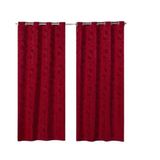 Cortina Jacquard 4,00x2,30 Para Varão Simples Rosê Rosa