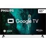 Televisão Smart Pug7419 65 Polegadas 4k Wi Fi Com Voz Google Preto Bivolt