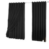 Cortina Blackout Com Voil 2,80x2,30 Para Trilho Suíço Preto