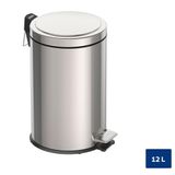 Lixeira Brasil Tramontina Inox Com Pedal 12 Litros 94538/112